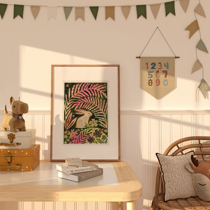 Fern Bunny Art Print
