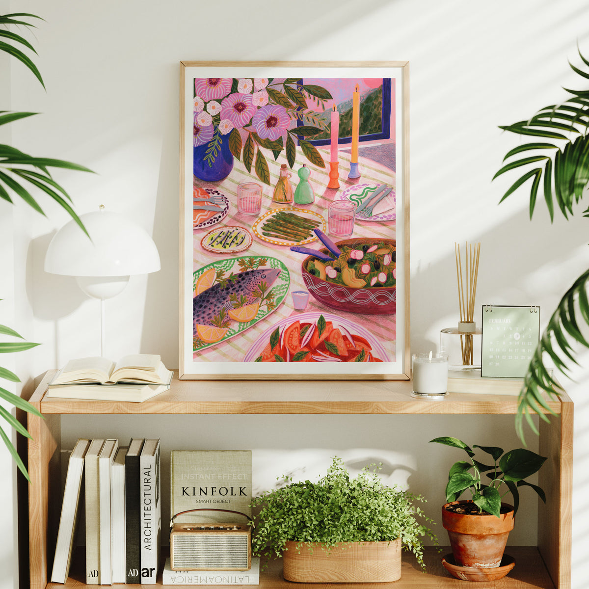Mediterranean Feast Art Print