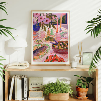 Mediterranean Feast Art Print