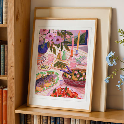 Mediterranean Feast Art Print