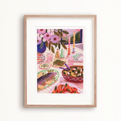 Mediterranean Feast Art Print