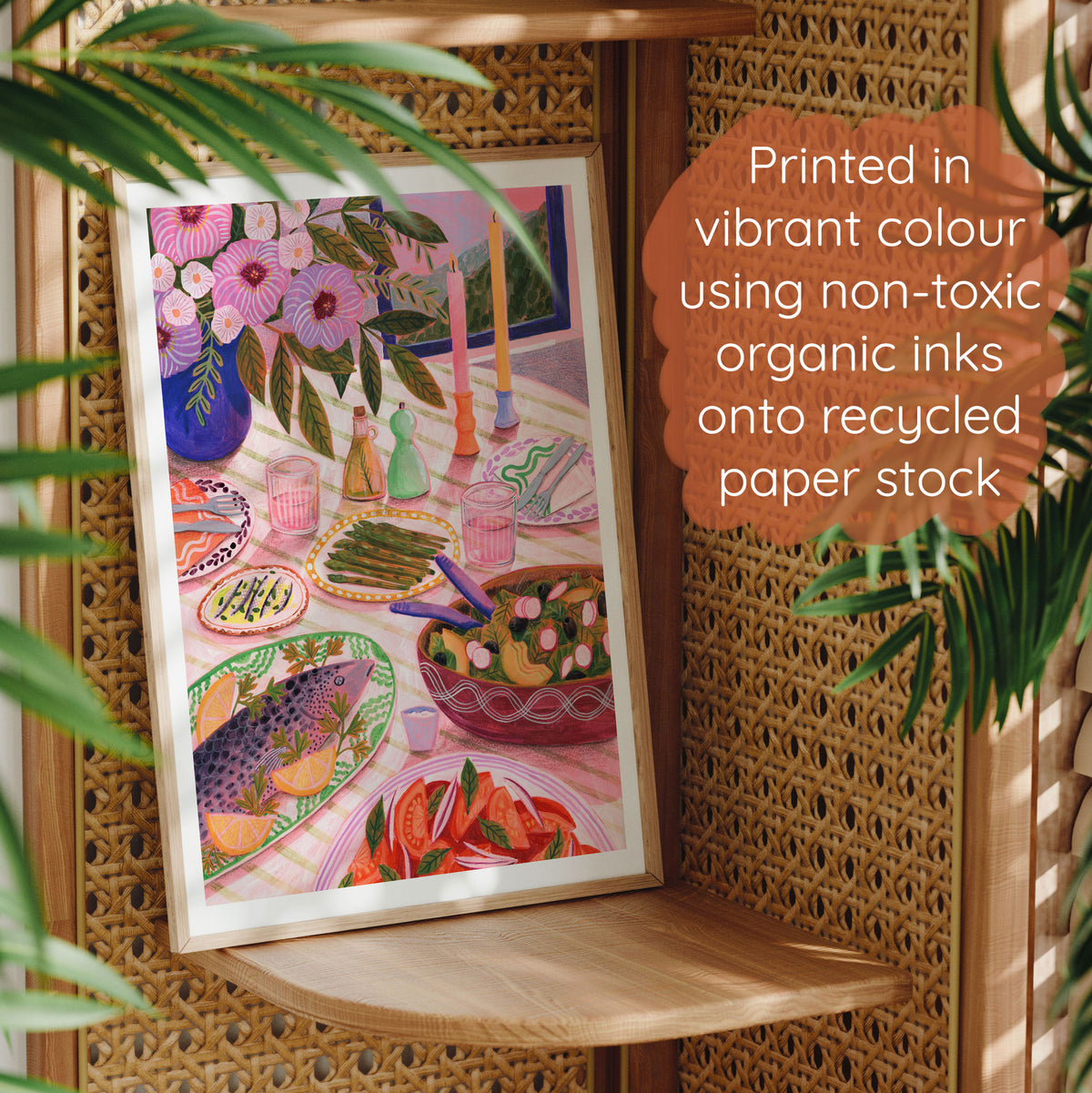 Mediterranean Feast Art Print