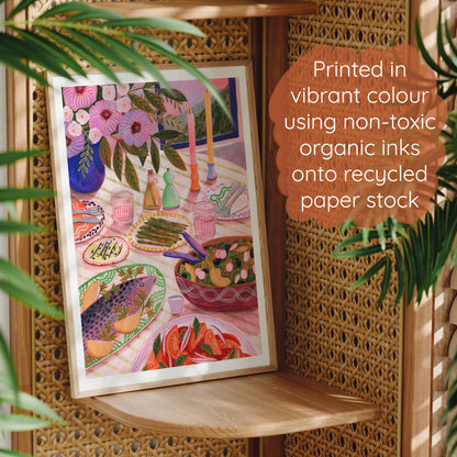 Mediterranean Feast Art Print