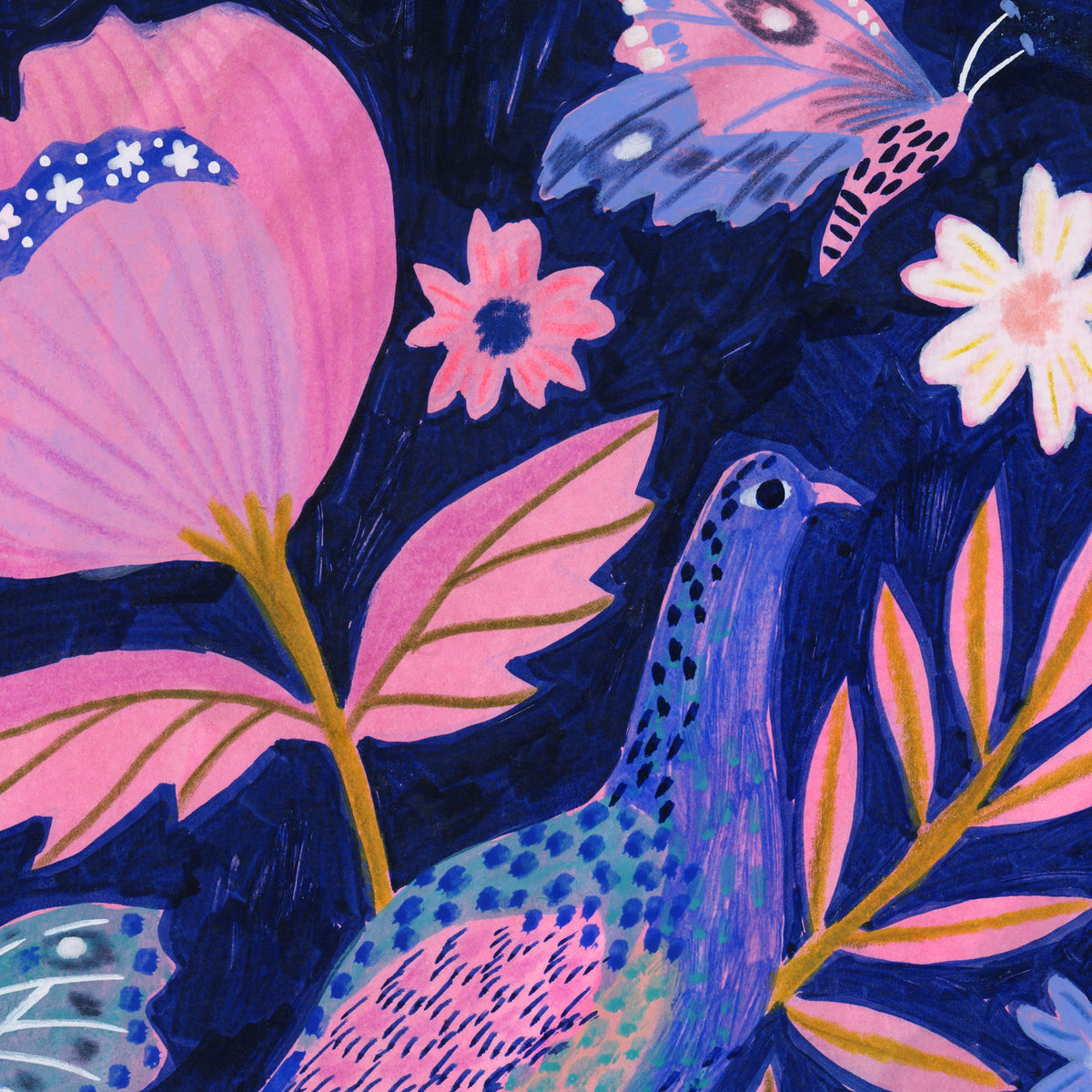 Beautiful Peacock Art Print