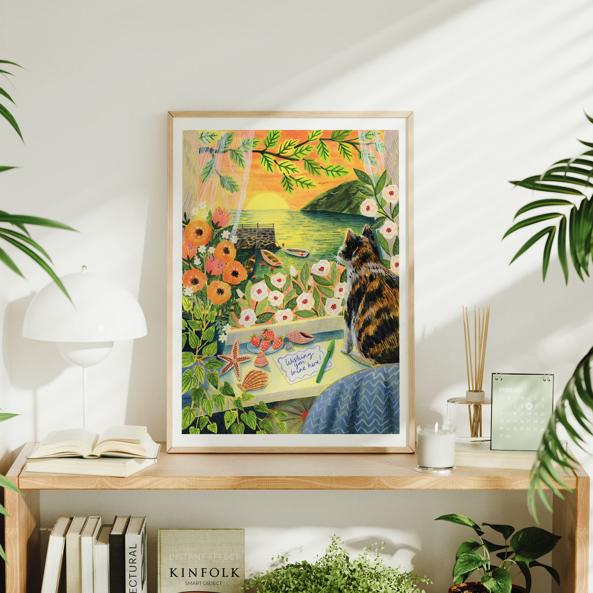 Seaside Sunset Art Print