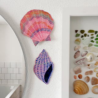 Wooden Shell Wall Art Decorations