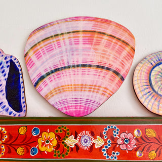 Wooden Shell Wall Art Decorations