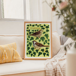 Sparrow Bird Art Print