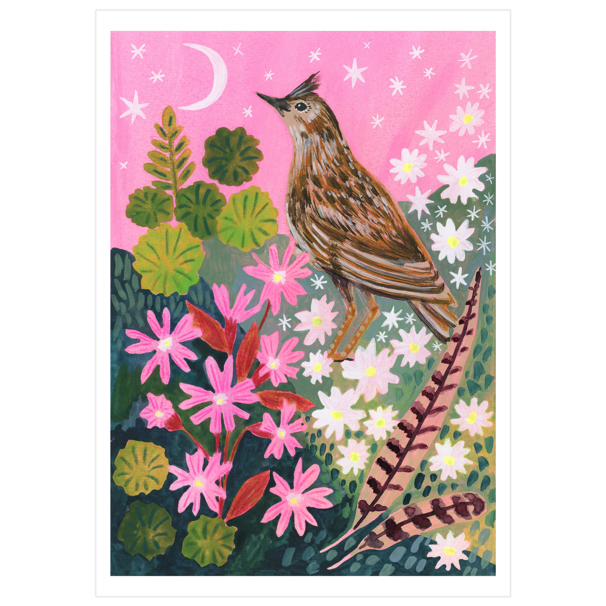 Skylark Painting Art Print