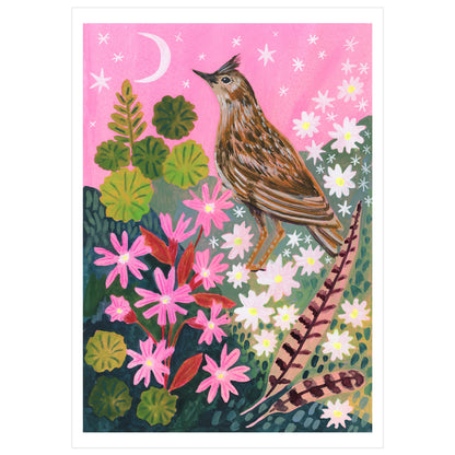 Skylark Painting Art Print