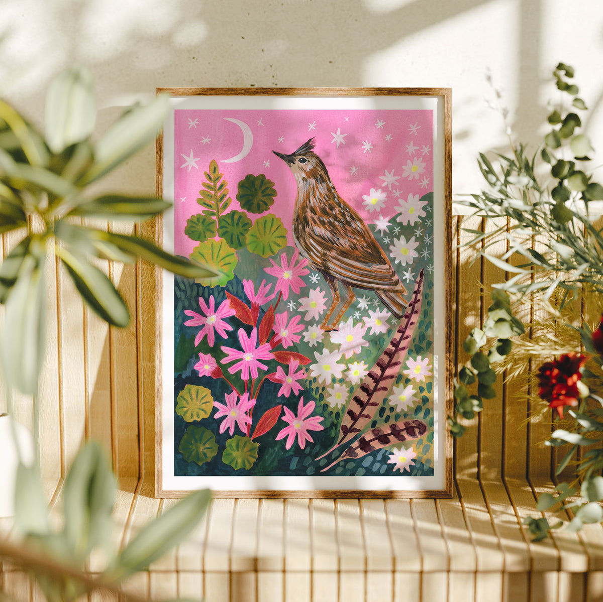 Skylark Painting Art Print