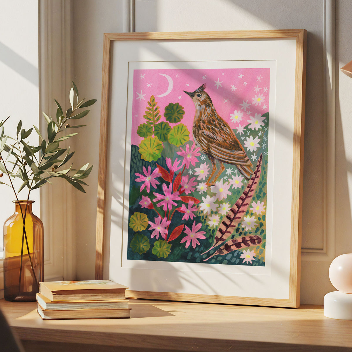 Skylark Painting Art Print