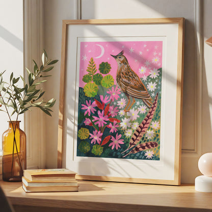 Skylark Painting Art Print