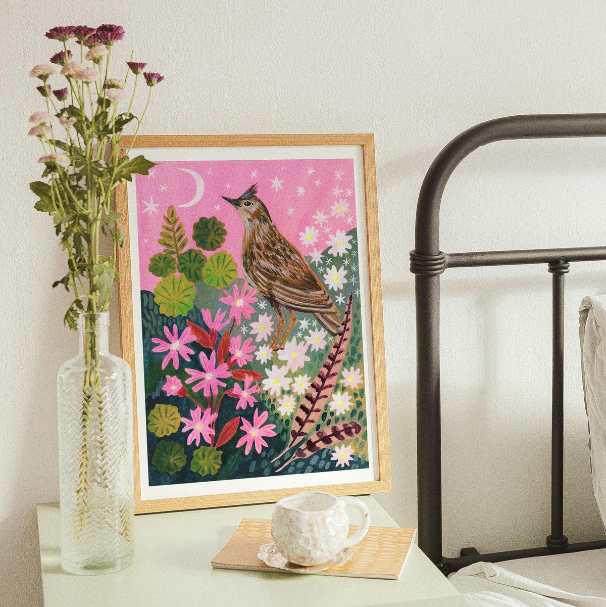 Skylark Painting Art Print