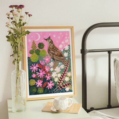Skylark Painting Art Print