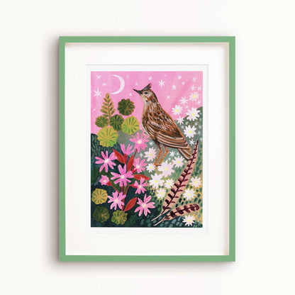 Skylark Painting Art Print