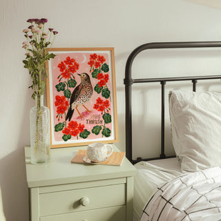 Song Thrush Bird Art Print