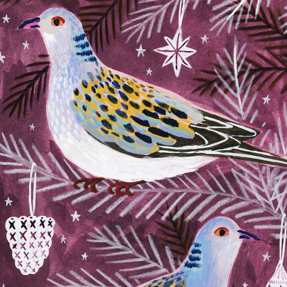 Turtle Doves Art Print