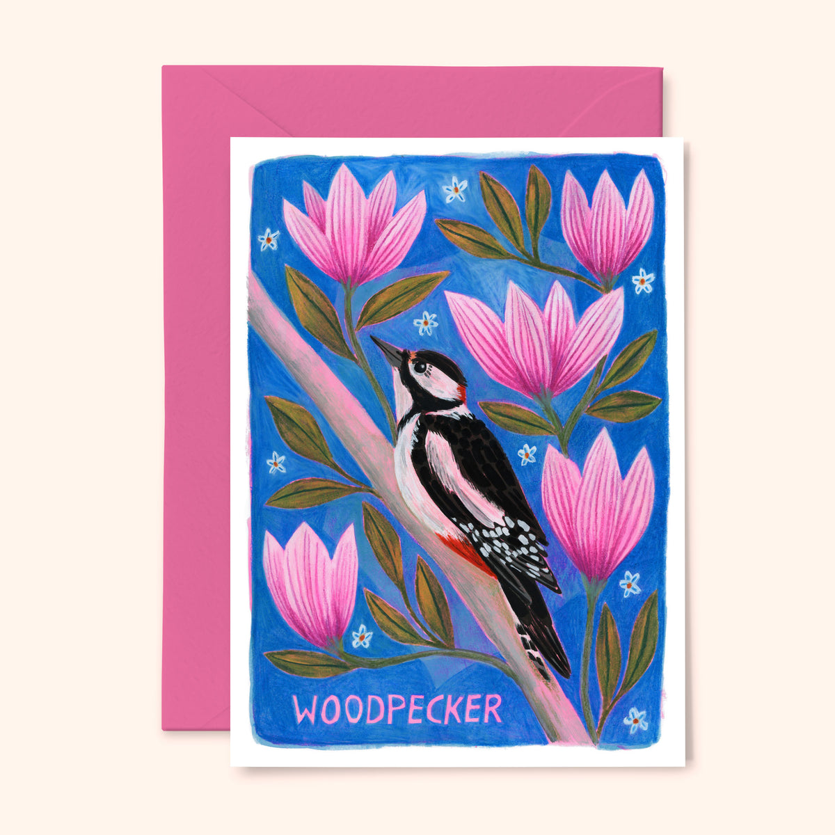 Woodpecker Greetings Card