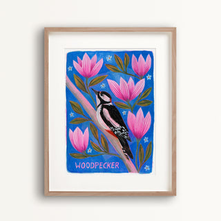 Woodpecker Bird Art Print