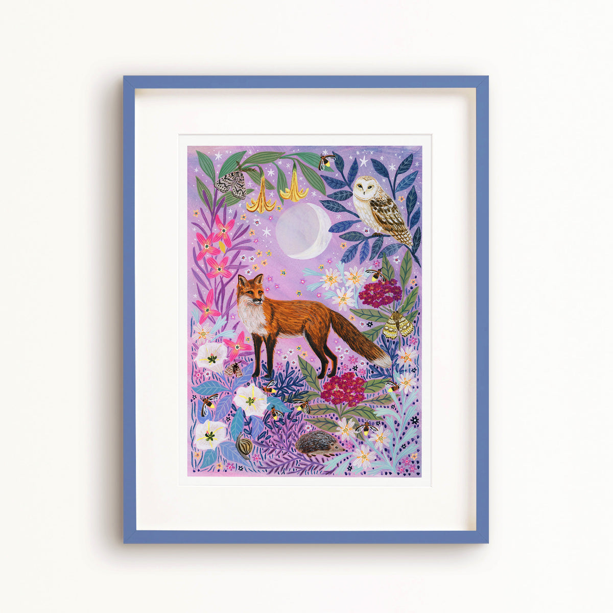 **NEW!** Night Time Fox Art Print