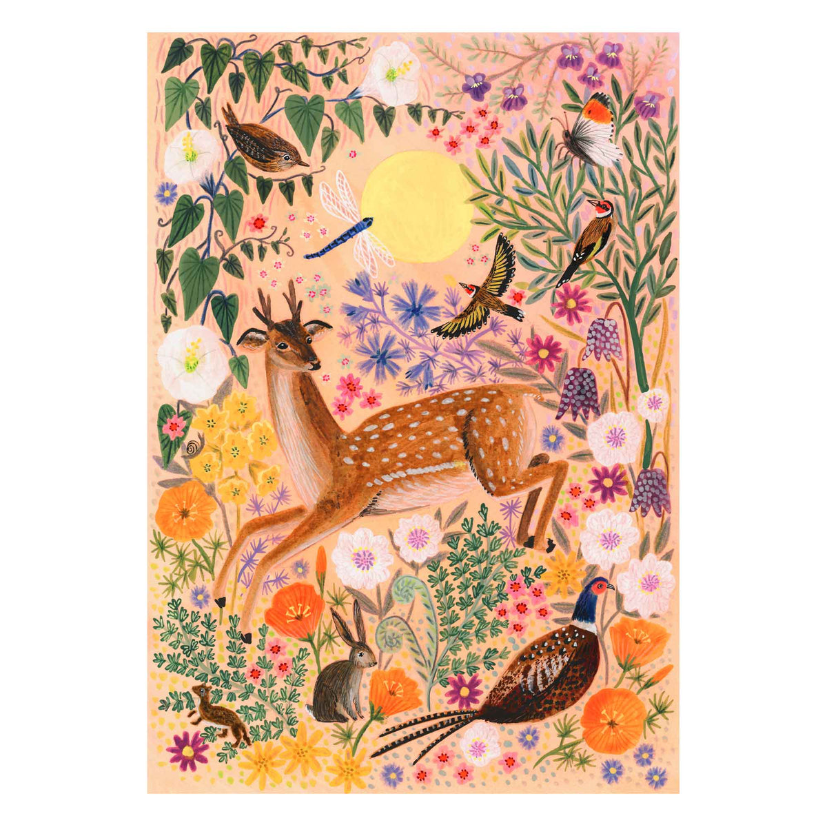 **NEW!** Sunrise Deer Art Print