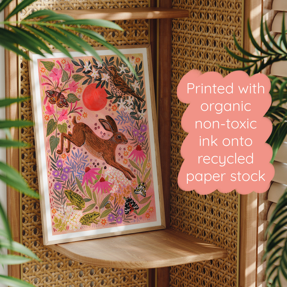 **NEW!** Sunset Hare Art Print
