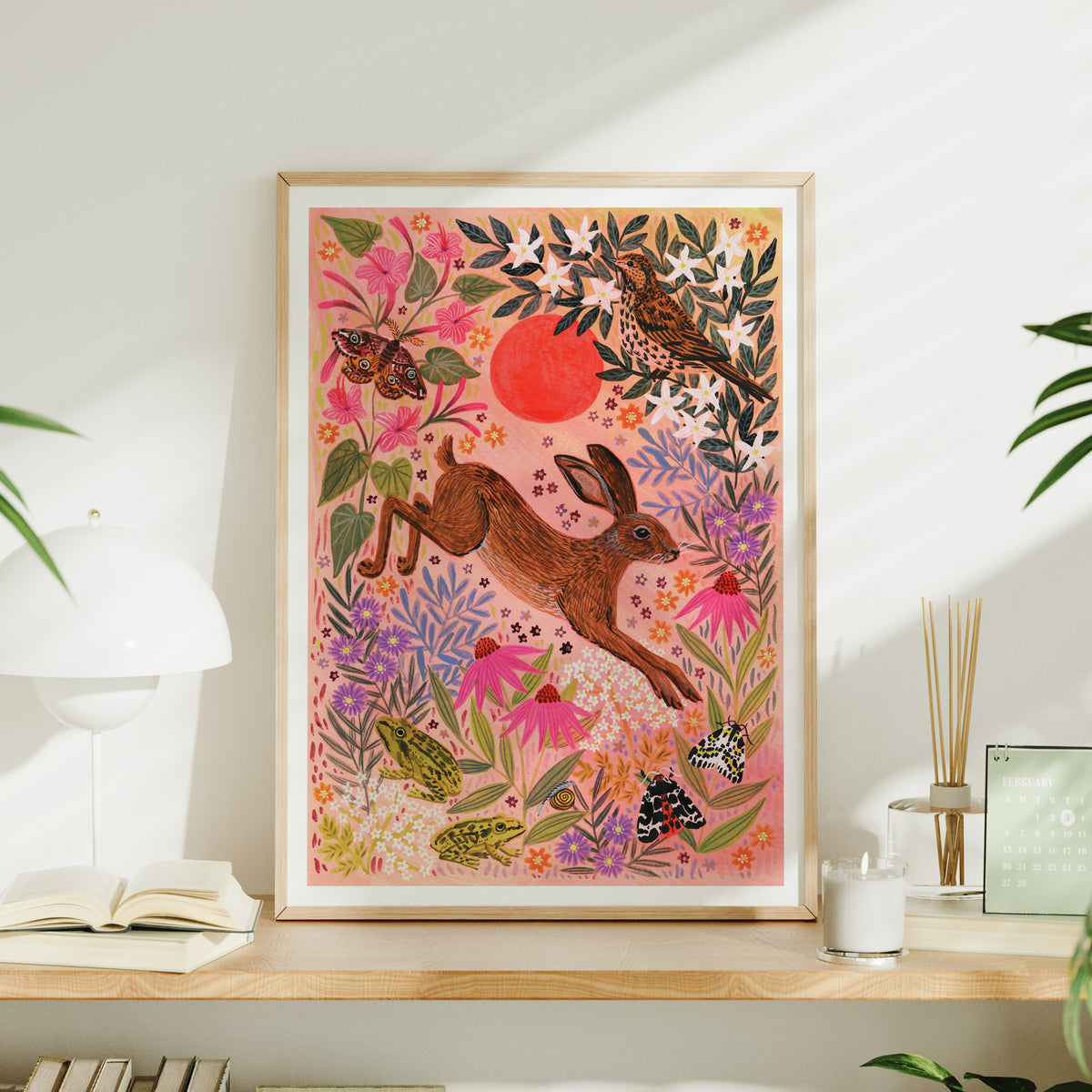 **NEW!** Sunset Hare Art Print