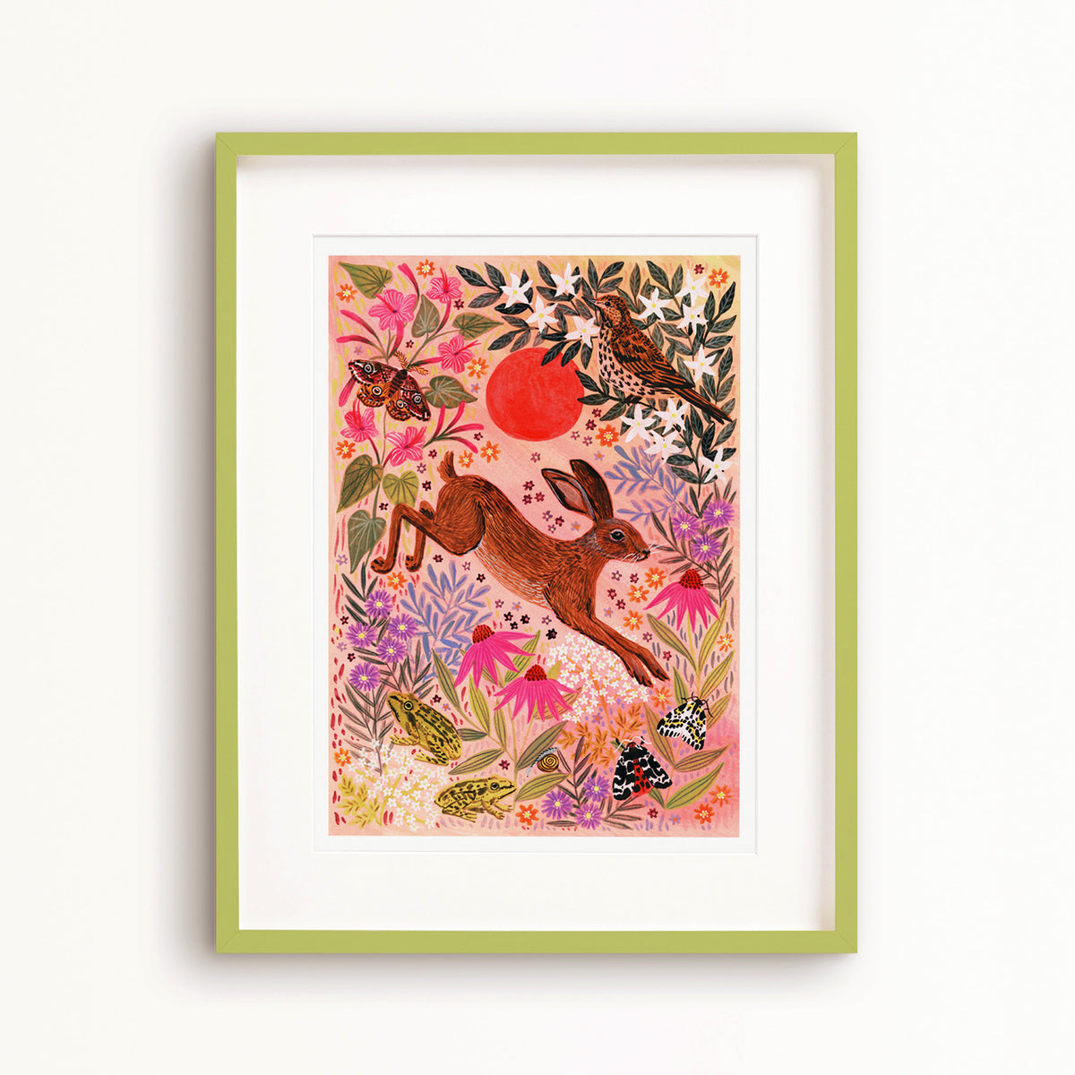 **NEW!** Sunset Hare Art Print