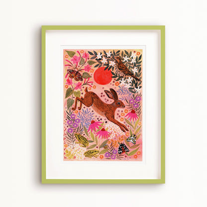 **NEW!** Sunset Hare Art Print