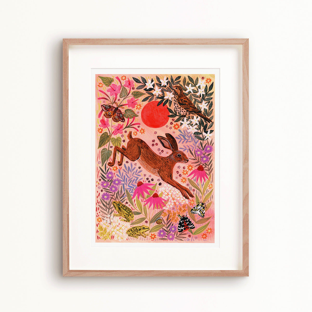 **NEW!** Sunset Hare Art Print