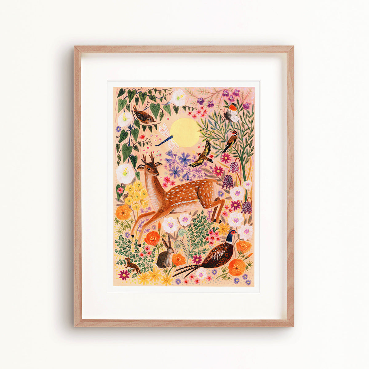 **NEW!** Sunrise Deer Art Print