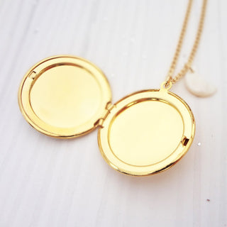 Dark is the Night Locket - Gold