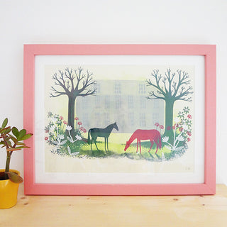 'Grazing' Limited Edition Screen Print