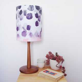 Limited Edition Ombré Paint Spots Lampshade - Plum