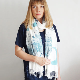 Milky Way Scarf - Navy