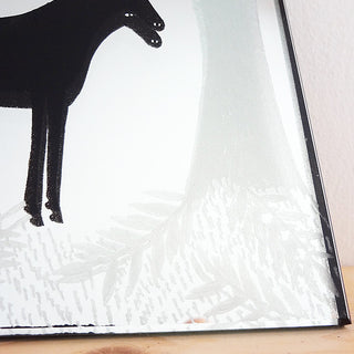 Woodland Horse Original Mirror Artwork