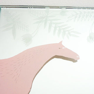 Meeting Horses Original Mirror Artwork