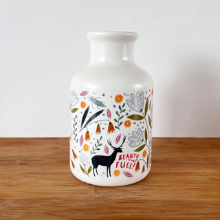 Ceramic Bottle Vase - Beauty Full