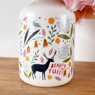 Ceramic Bottle Vase - Beauty Full