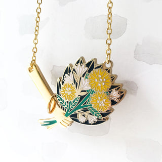 **Second!** LIMITED EDITION Floral Bouquet Necklace - Dark