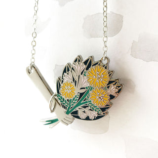 **Second!** LIMITED EDITION Floral Bouquet Necklace - Dark