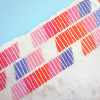 Brushy Stripes Washi Tape - Juicy Stripes