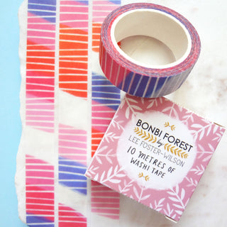 Brushy Stripes Washi Tape - Juicy Stripes