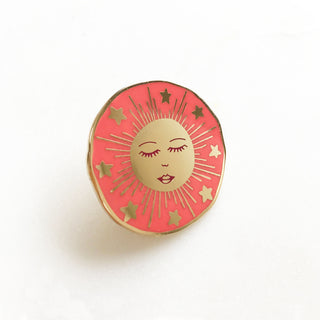 Limited Edition Celestial Bodies Sun Enamel Pin Badge 2019 Edition