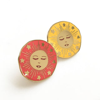Limited Edition Celestial Bodies Sun Enamel Pin Badge 2019 Edition