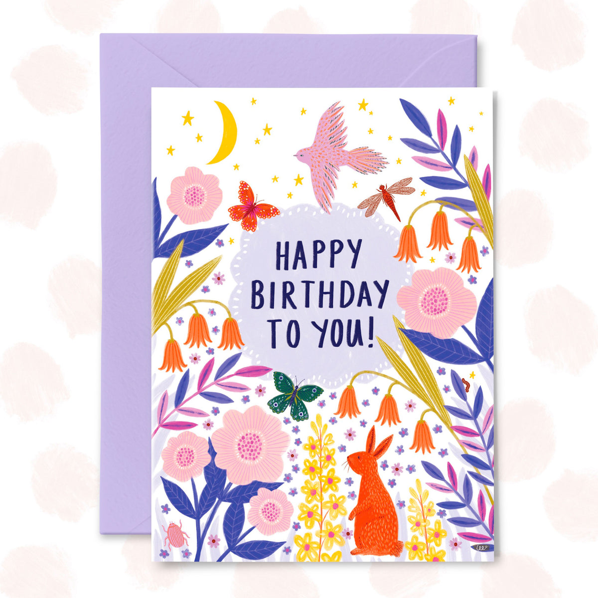 Sweet Creatures Happy Birthday Card