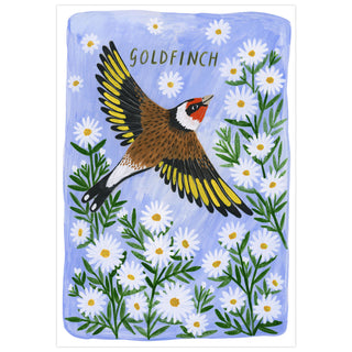Goldfinch Bird Art Poster