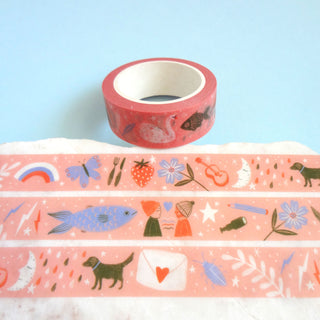 Reconnect Washi Tape - Pink
