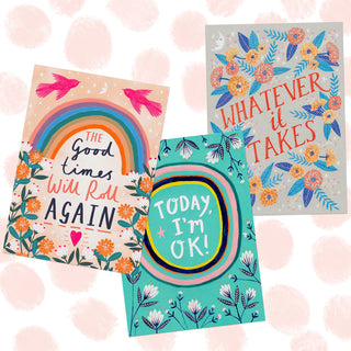 Happy and Positive Quotes Postcard Set